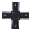 Łącznik krzyżowy Profile X-connector - czarny, system szynowy