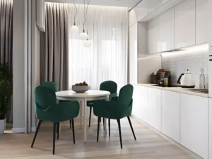 lumigo lampa nad stolem jadalnianym biala kuchnia