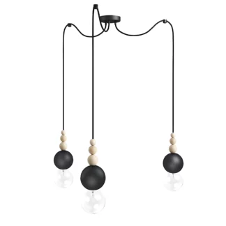 Lampa żarówkowa Loft Bala 3 - lampa pająk