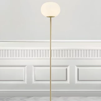 Lampa podłogowa Alton do pięknego salonu przy sofie