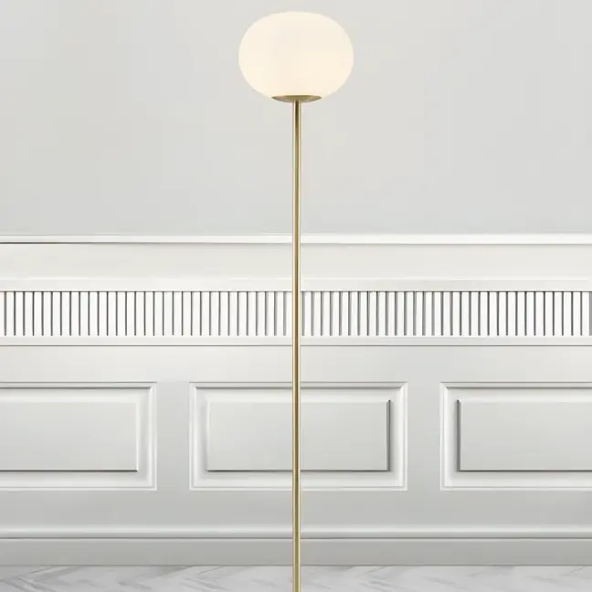Lampa podłogowa Alton do pięknego salonu przy sofie