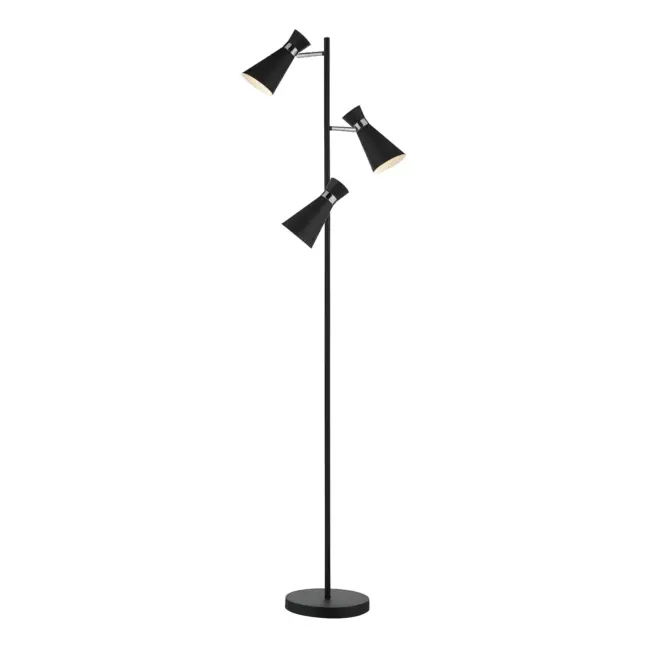 Lampa podłogowa Ashworth do nowoczesnego gabinetu