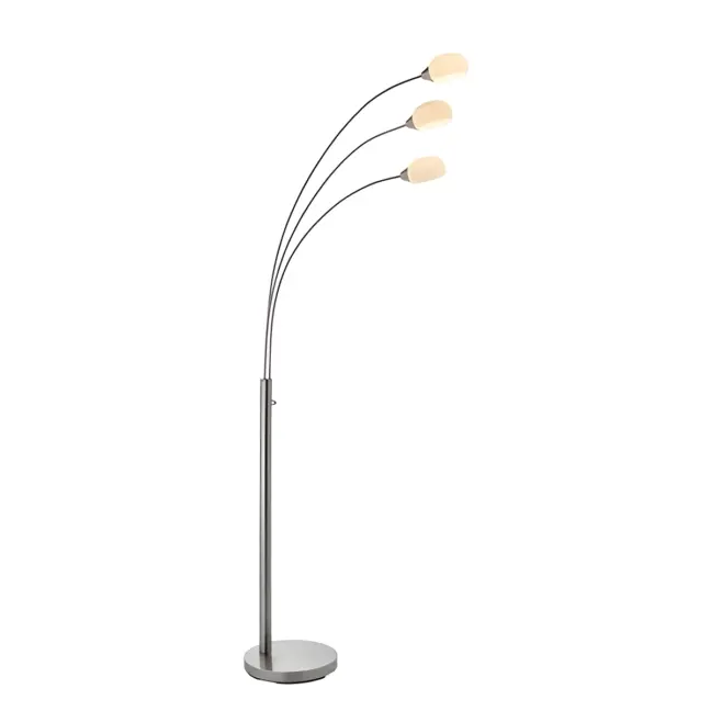 Lampa podłogowa Jaspa - kolor srebrny - 76567