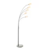 Lampa podłogowa Jaspa  - kolor srebrny - 76568