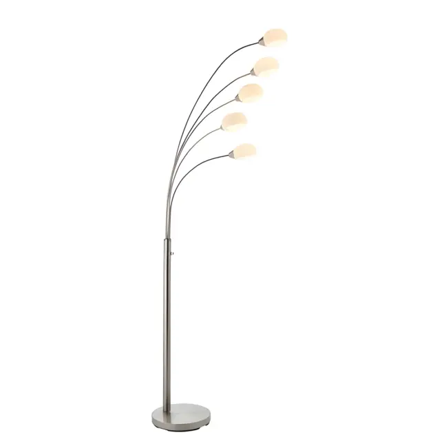 Lampa podłogowa Jaspa - kolor srebrny - 76568