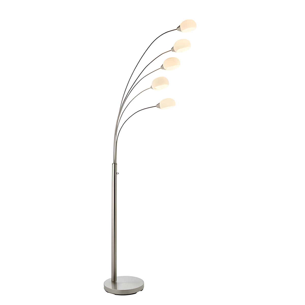 Lampa podłogowa Jaspa - kolor srebrny - 76568