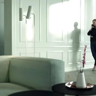 Lampa podłogowa MIB 6 - kolor biały - 71704001