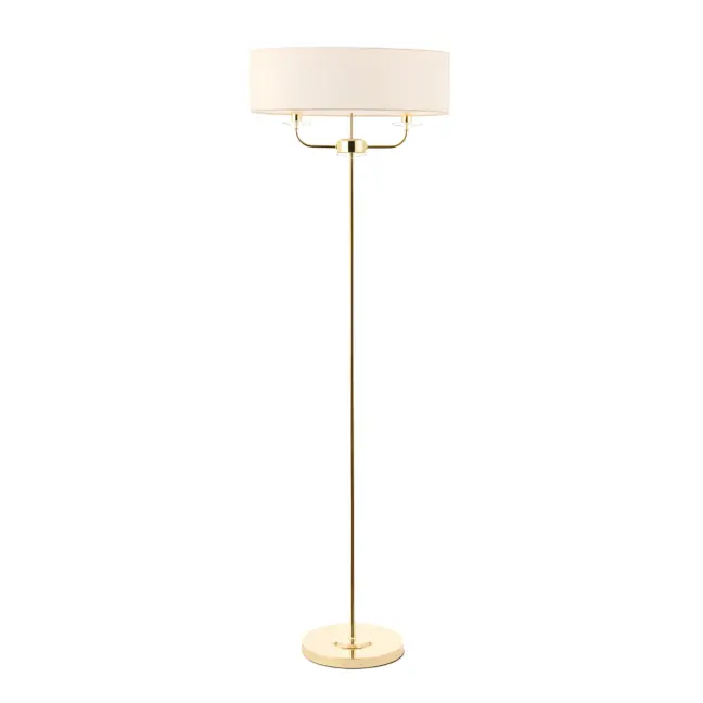 Lampa podłogowa Nixon - owalny abażur - 70563