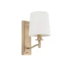 Lampa ścienna Ortona - Endon Lighting - biały, złoty