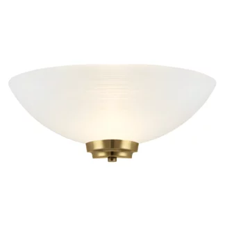 Lampa ścienna Welles - Endon Lighting - biała, złota