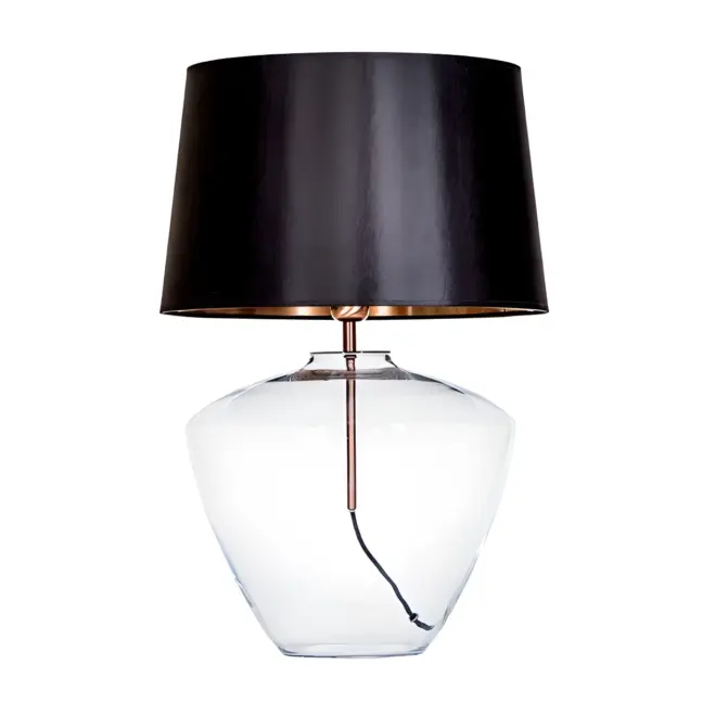 Lampa stołowa Ravenna - kolor transparentny, Czarny - L052331250