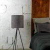 Lampa stołowa Simple  - kolor Szary - LGH0512