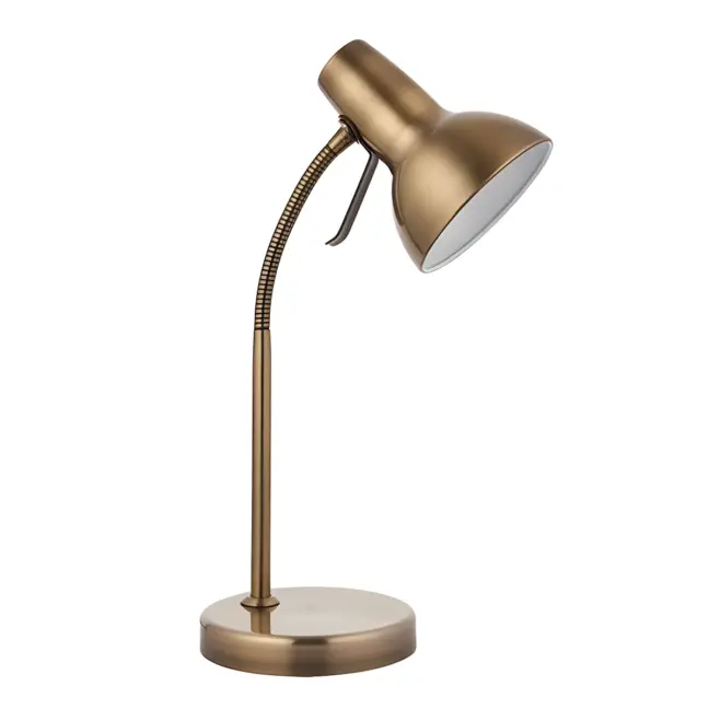 Lampa stołowa Amalfi - kolor mosiądz, złoty - 76646