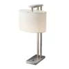 Lampa stołowa Belmont - kolor biały, srebrny - BELMONT TL