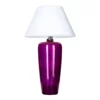 Lampa stołowa Bilbao - kolor biały, Fioletowy - L019711215