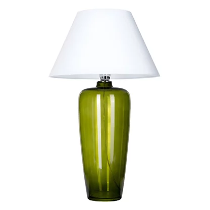 Lampa stołowa Bilbao  - kolor biały, Zielony - L019811215