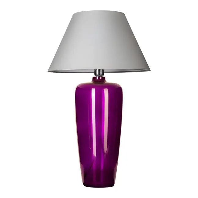 Lampa stołowa Bilbao  - kolor Fioletowy, Szary - L019711203