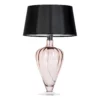 Lampa stołowa Bristol  - kolor miedź, transparentny, Czarny - L046411502