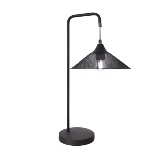 Druciana lampa stołowa Kiruna - do wnętrz industrialnych