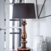 Lampa stołowa Versailles  - kolor miedź, Czarny - L204261247