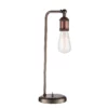 Lampa stołowa Hal - kolor srebrny, miedź - 76339