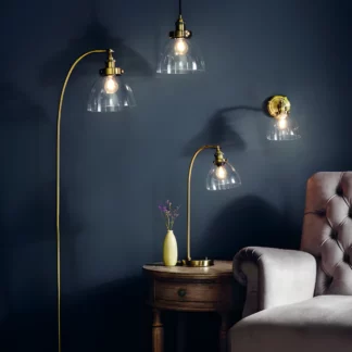 Lampa stołowa Hansen na szafkę w salonie