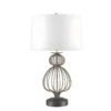 Lampa stołowa Lafitte - kolor biały, srebrny - GN/LAFITTE/TL SV