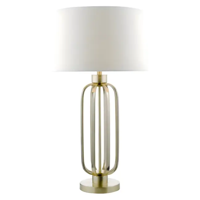 Lampa stołowa Lucie do eleganckiej sypialni