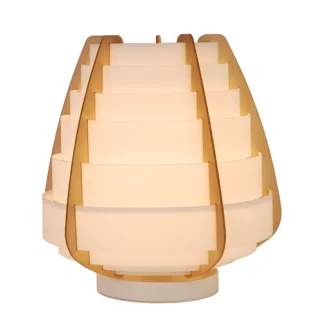 Lampa stołowa Nagoja na półkę w sypialni