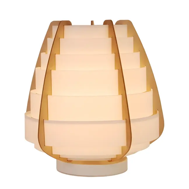 Lampa stołowa Nagoja na półkę w sypialni