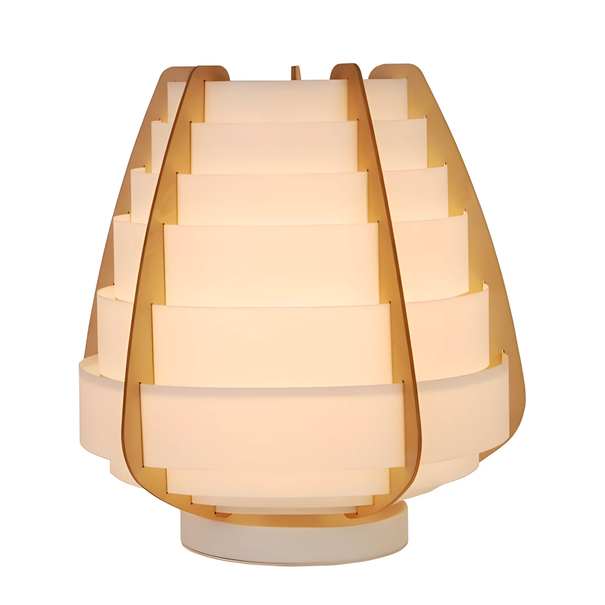 Lampa stołowa Nagoja na półkę w sypialni