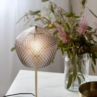 Lampa stołowa Orbiform na szafkę w sypialni