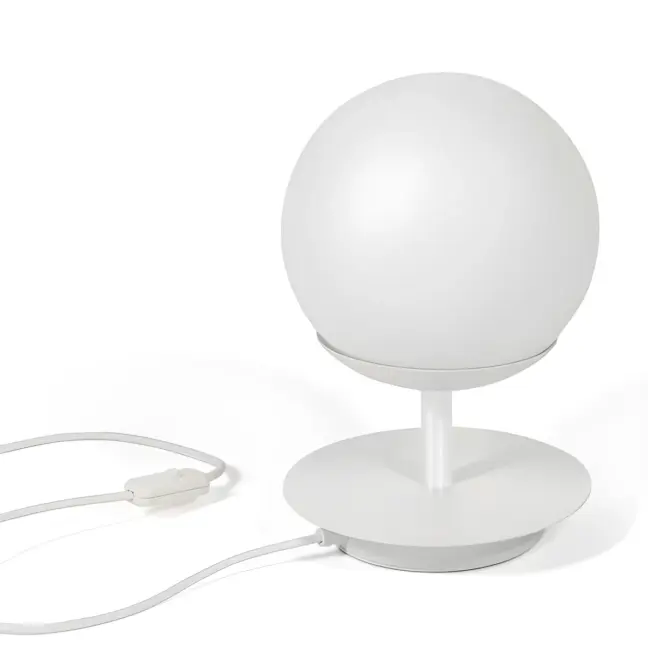 Lampa stołowa Plaat na szafkę w salonie