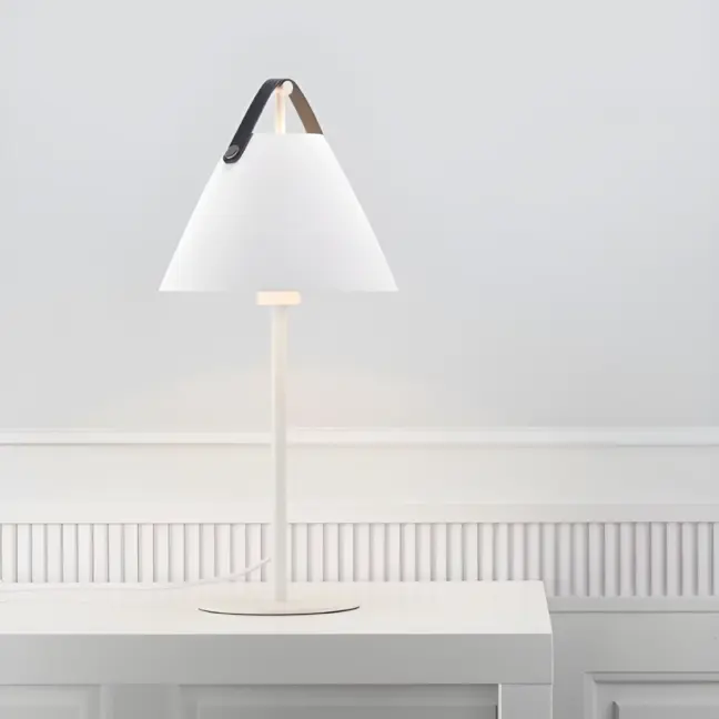 Lampa stołowa Strap - kolor biały - 46205001