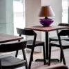 Lampa stołowa Madrid  - kolor Czarny, Fioletowy - L008711214