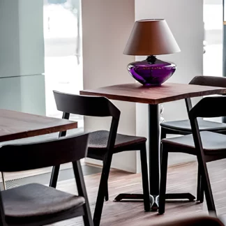 Lampa stołowa Madrid - kolor Czarny, Fioletowy - L008711214