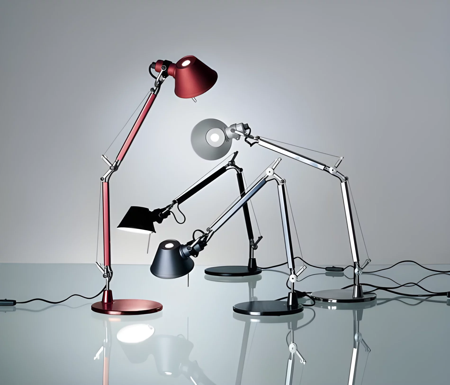 Lampa stołowa Tolomeo Micro Tavolo do gabinetu
