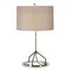 Lampa stołowa Vicenza - kolor srebrny, Szary - VICENZA/TL GPN