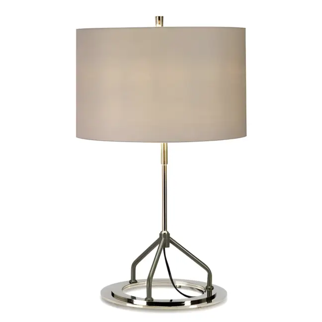Lampa stołowa Vicenza - kolor srebrny, Szary - VICENZA/TL GPN