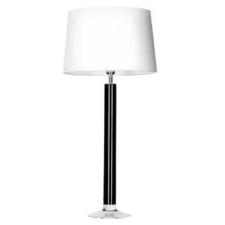Lampa stołowa Fjord - kolor biały, Czarny - L207265228