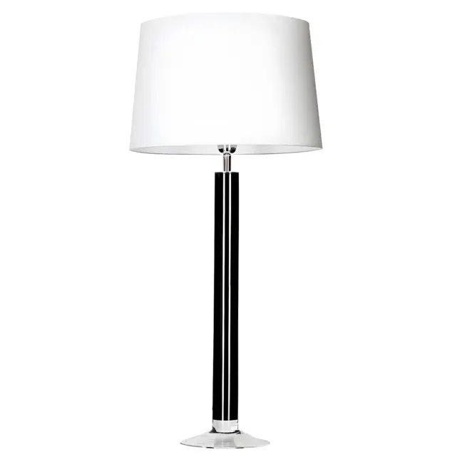 Lampa stołowa Fjord - kolor biały, Czarny - L207265228