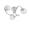 Lampa sufitowa Auria  - kolor srebrny, transparentny - 76880