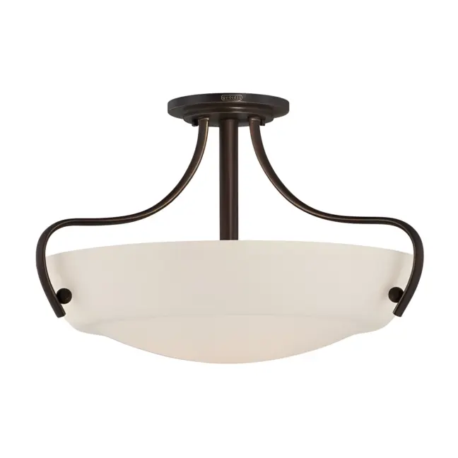 Lampa sufitowa Chantilly - kolor biały, brązowy - QZ/CHANTILLY/SF3