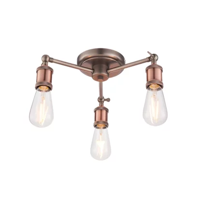 Lampa sufitowa Hal  - kolor miedź - 76124