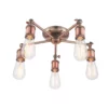 Lampa sufitowa Hal  - kolor miedź - 76336