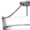Lampa sufitowa Hathaway  - kolor biały, srebrny - HK/HATHAWAY/SFMN