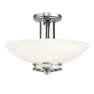 Lampa sufitowa Hendrik  - kolor biały, srebrny - KL/HENDRIK/SF