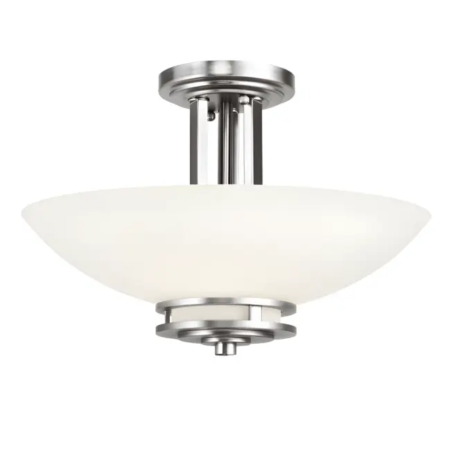 Lampa sufitowa Hendrik  - kolor biały, srebrny - KL/HENDRIK/SF