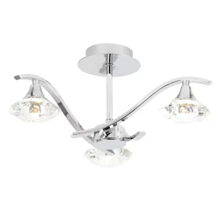 Lampa sufitowa Langella - kolor srebrny - LANGELLA-3CH