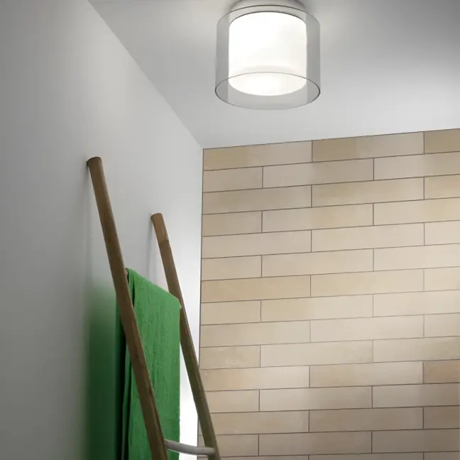 Lampa sufitowa Arezzo - kolor biały, transparentny - 1049003